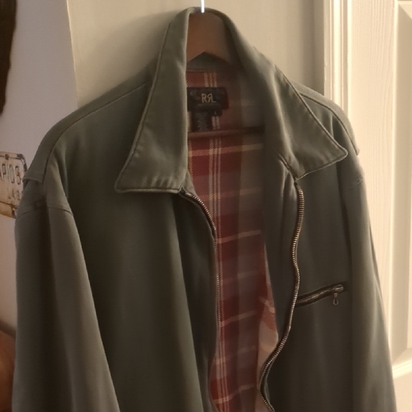 Ralph Lauren Men's Olive Jacket with Plaid Lining - Picture 3 of 6